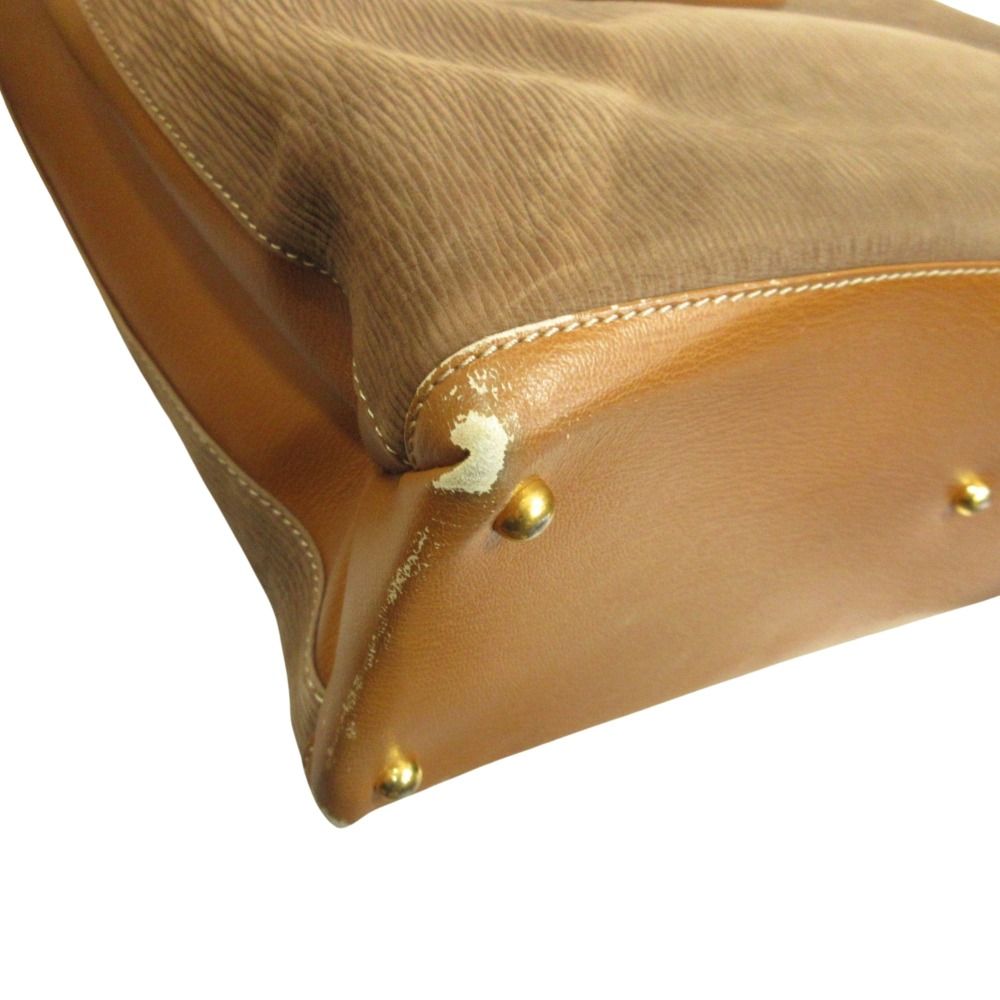 Loewe Velazquez Tote Hand Leather Vintage Brown Gold — view 6
