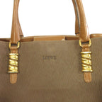 Loewe Velazquez Tote Hand Leather Vintage Brown Gold — view 3