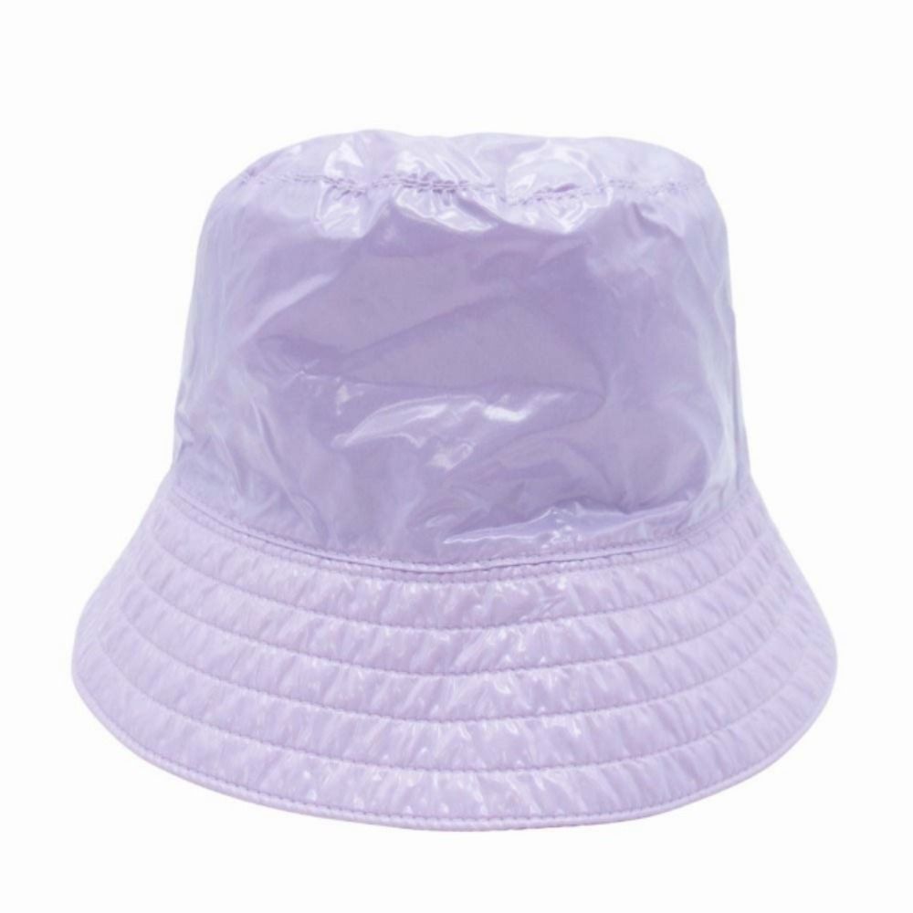 Hermes Fred Backet Hat Rain Hat Nylon Bucket Hat 59 cm Purple — view 2