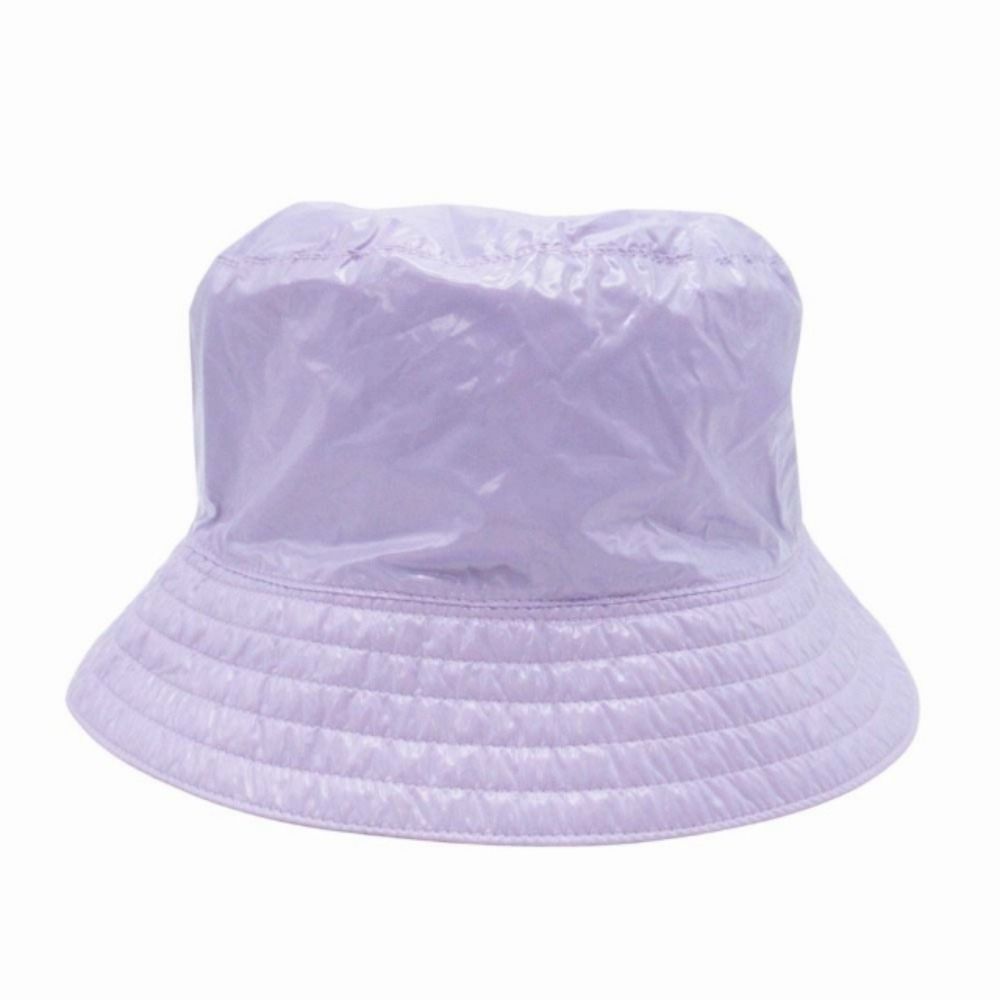 Hermes Fred Backet Hat Rain Hat Nylon Bucket Hat 59 cm Purple — view 3