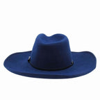 Hermes Chapeau Brooke Rabbit Felt Hat Wide Brim Folded Hat Cap 57 cm Navy — view 3