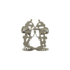 Hermes Brides de Gala Scarf Ring Silver — view 5