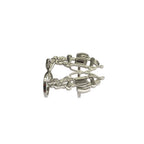Hermes Brides de Gala Scarf Ring Silver — view 4