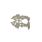 Hermes Brides de Gala Scarf Ring Silver — view 2