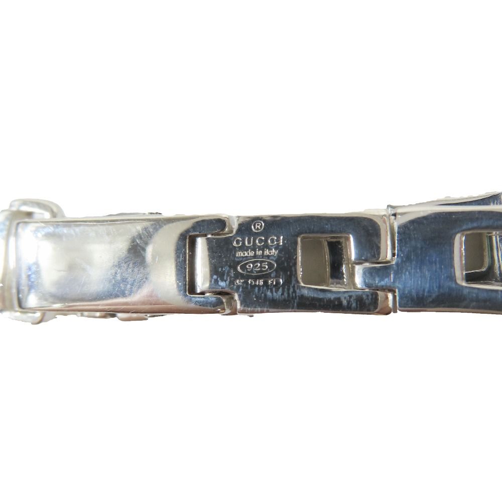 Gucci Polished Glogo Chain Bracelet 925 Sterling Silver — view 4