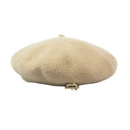 Hermes Chaine D'ancre Sante Honore Beret Bonisera Anchor Chain Wool Hat Beige 58 — view 2