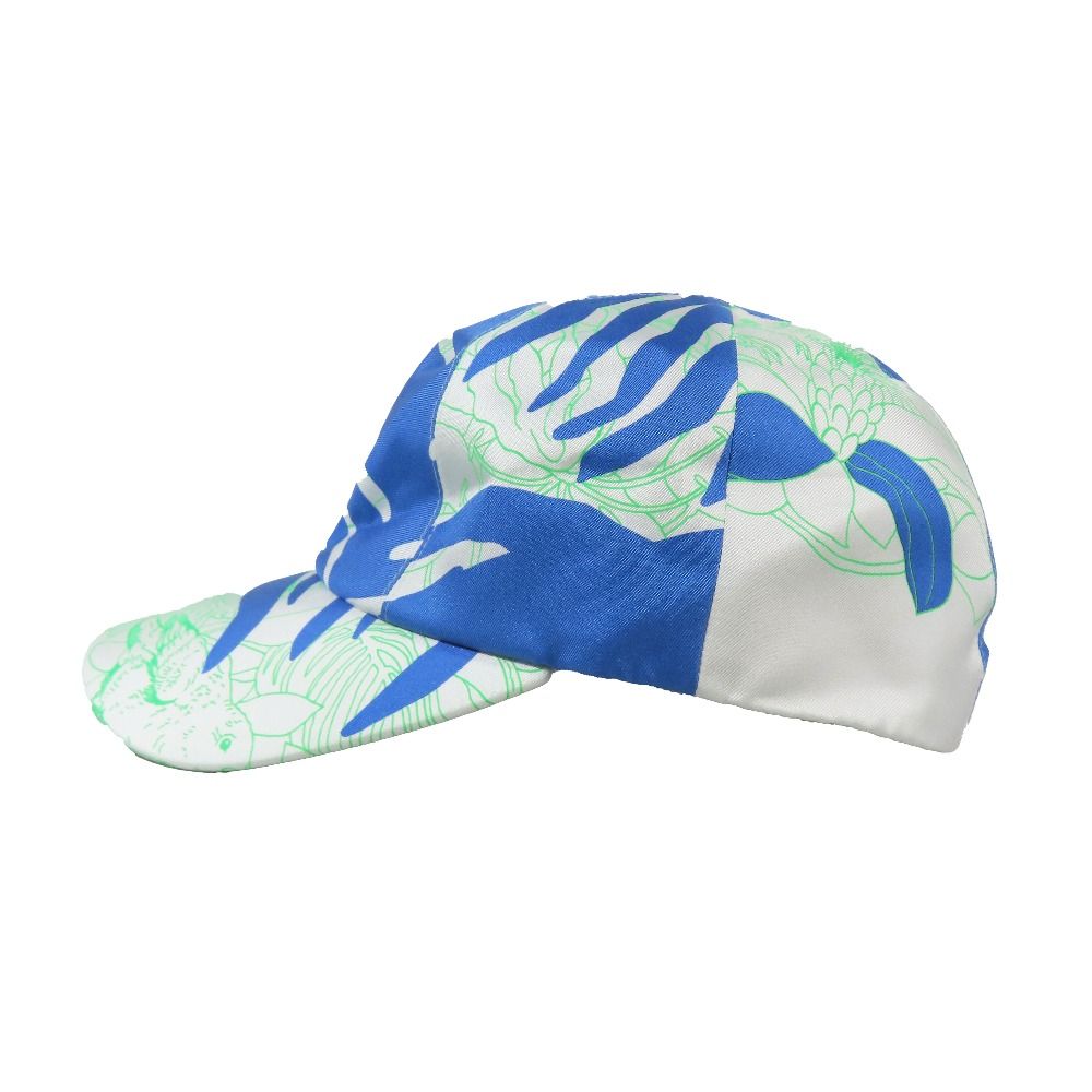 Hermes Davis Jungle Love Cap Botanical Flower All Over Pattern Series Button — view 2