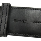Hermes Martin Margiela Era Etriviere Leather Wide Belt 70 cm Black — view 6
