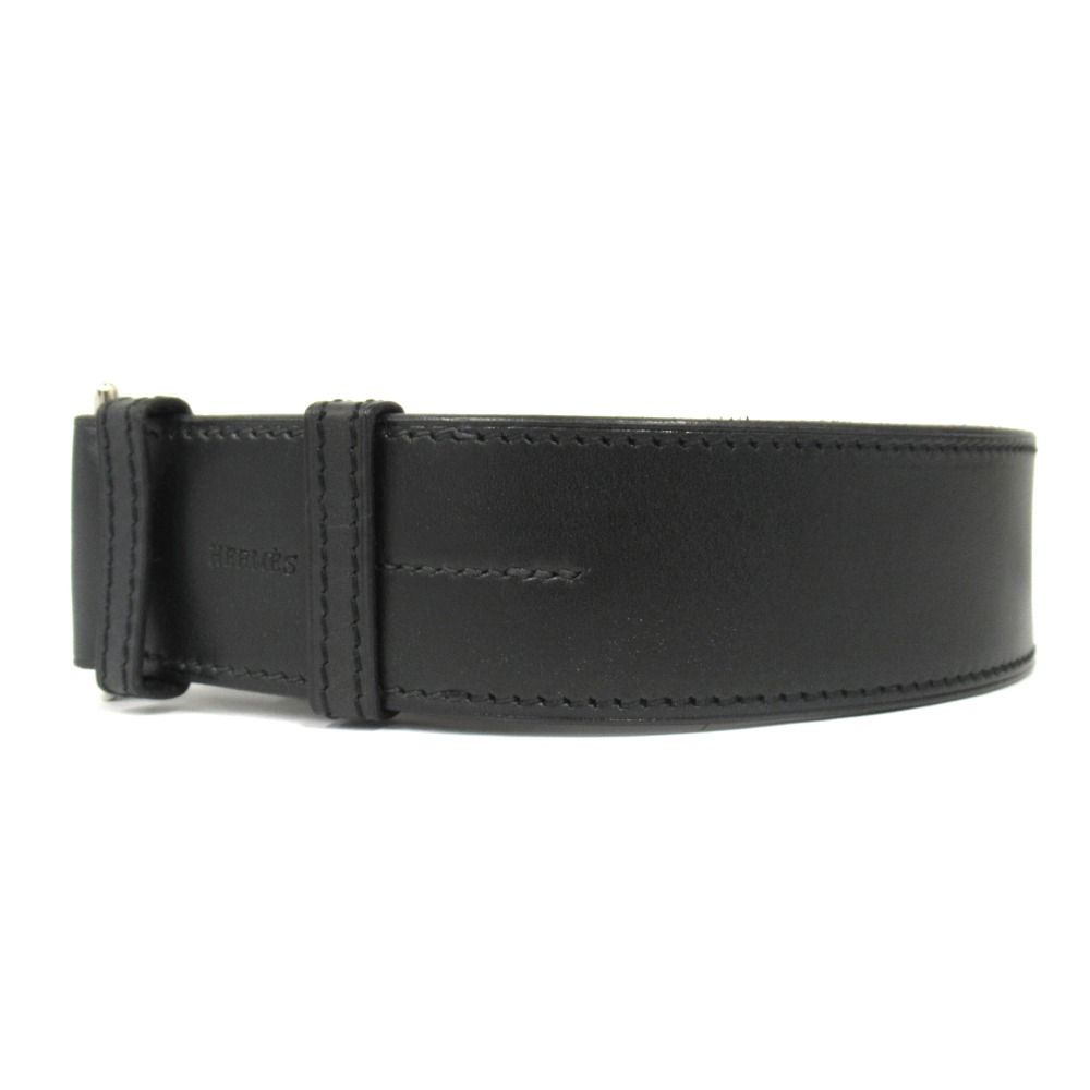 Hermes Martin Margiela Era Etriviere Leather Wide Belt 70 cm Black — view 2