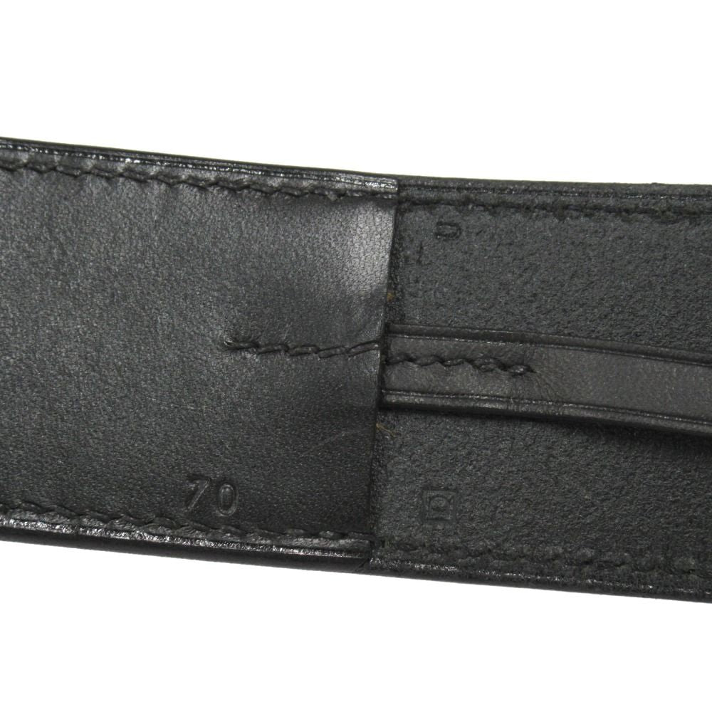 Hermes Martin Margiela Era Etriviere Leather Wide Belt 70 cm Black — view 5