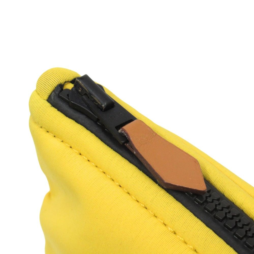 Hermes Neobain PM Flat Pouch Logo Yellow — view 4