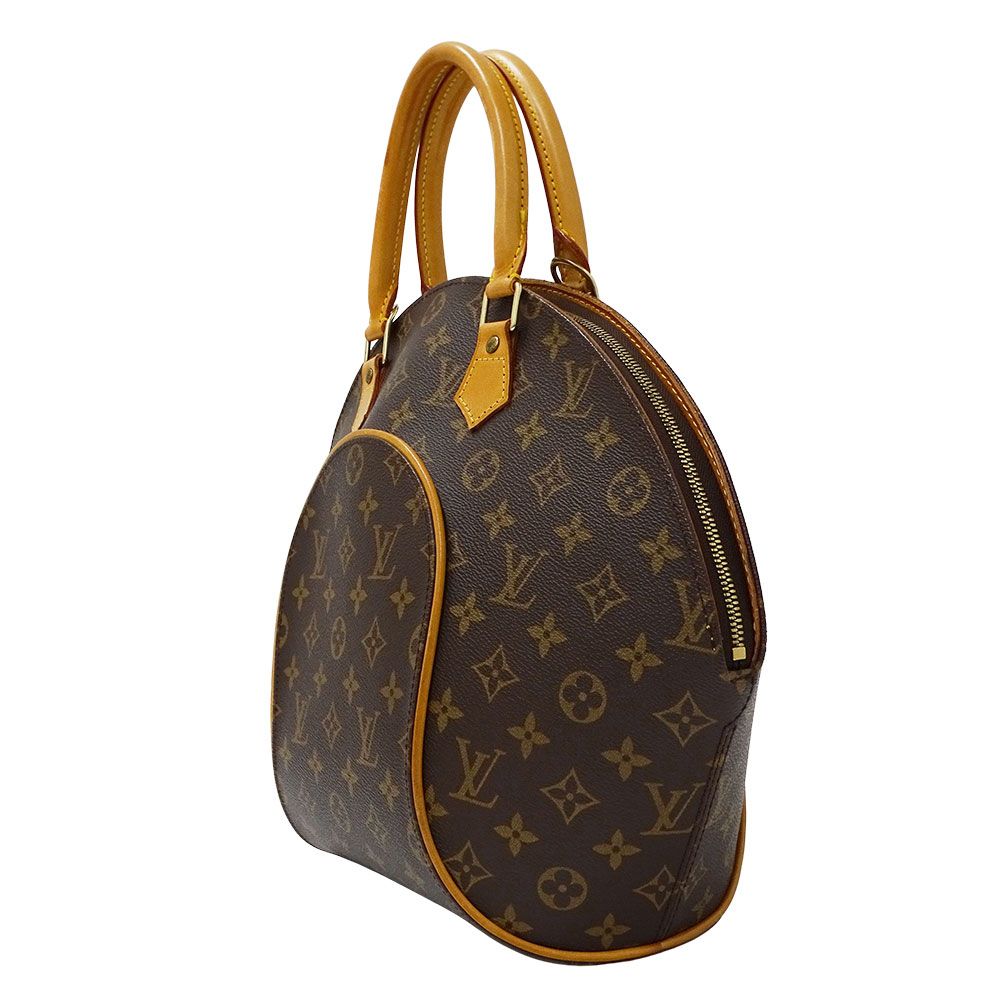 Louis Vuitton Bag Handbag Monogram Canvas Ellipse MM Brown Handheld Logo Large — view 4