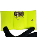 Gucci Key Case 6 Key Neon Heart GG Yellow Key Holder — view 8