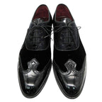 Louis Vuitton Dress Shoes Monogram Jacquard Velour Contrast Leather Business 10 — view 2