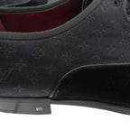 Louis Vuitton Dress Shoes Monogram Jacquard Velour Contrast Leather Business 10 — view 7
