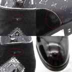 Louis Vuitton Dress Shoes Monogram Jacquard Velour Contrast Leather Business 10 — view 8