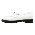 Hermes Loafers Moccasins Faubourg Veau Epsom White 37 — view 2