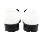 Hermes Loafers Moccasins Faubourg Veau Epsom White 37 — view 5