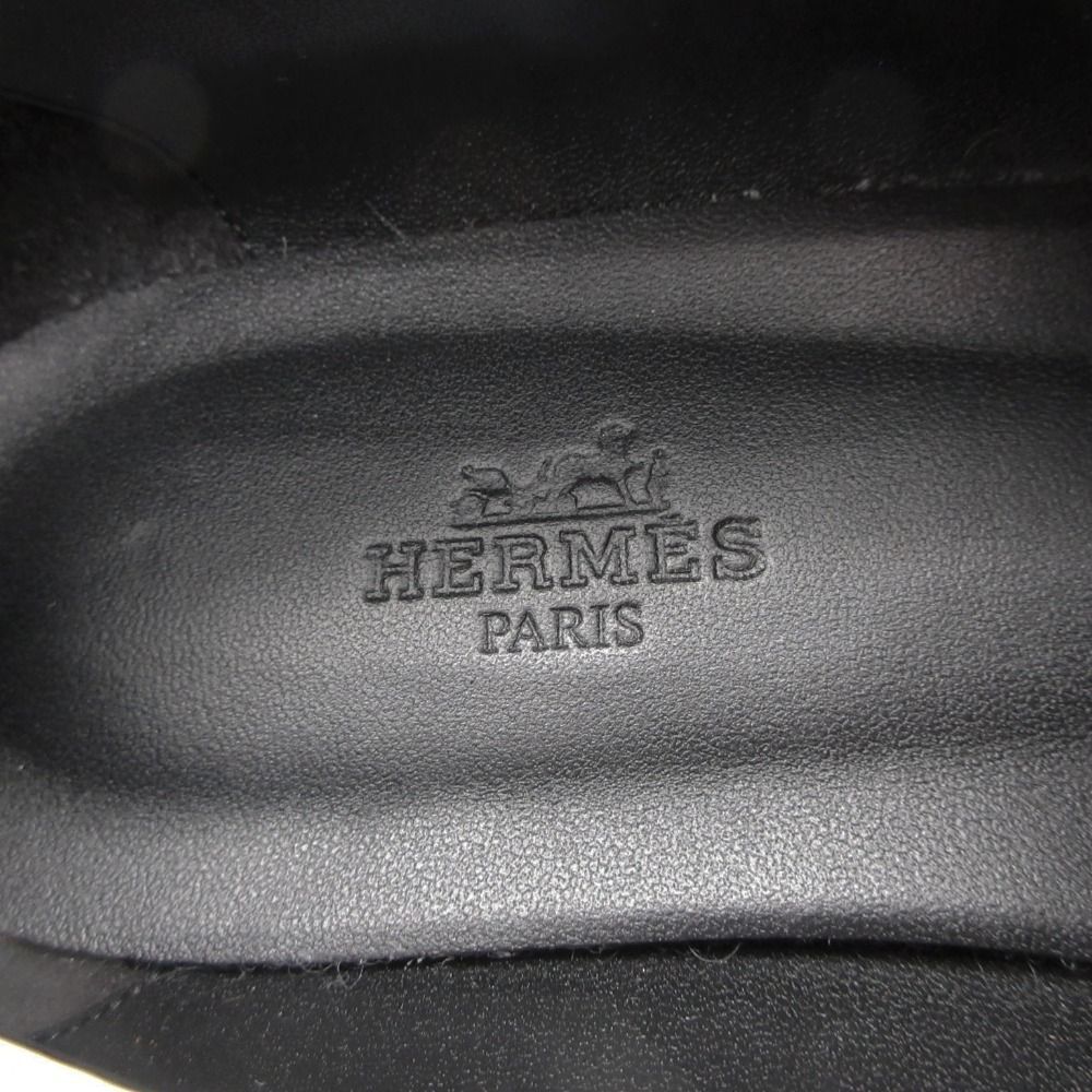 Hermes Loafers Moccasins Faubourg Veau Epsom White 37 — view 7