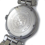 Versace Watch Aion Date Chronograph Small Seconds Black Dial SS Quartz Analog — view 4