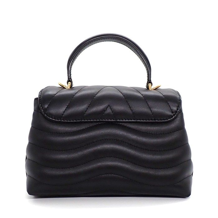 Louis Vuitton Shoulder Bag Holdomi LV New Wave Noir Black Calf Leather — view 2