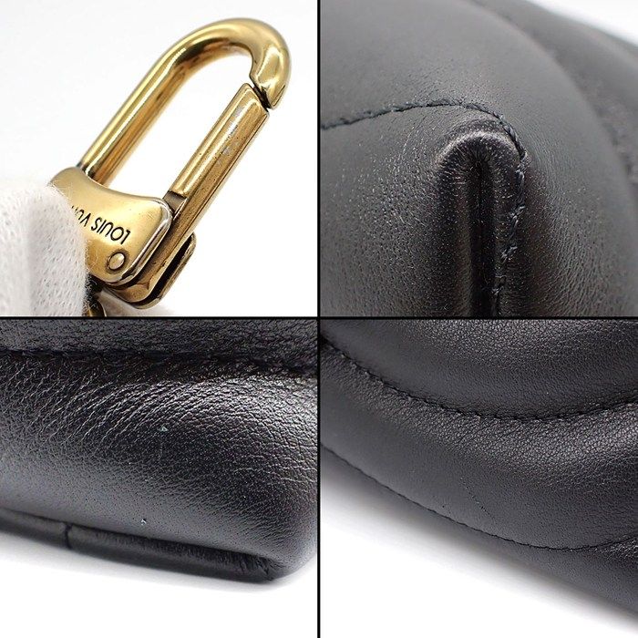 Louis Vuitton Shoulder Bag Holdomi LV New Wave Noir Black Calf Leather — view 7