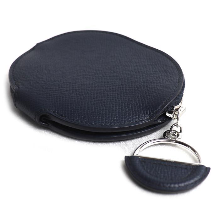 Hermes in the Loop Mini Veau Epsom Coin Case Blue Indigo Multicolor — view 2