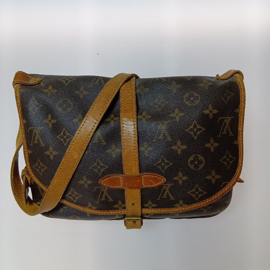 Louis Vuitton Monogram Saumur 30 Shoulder Bag Brown — view 2