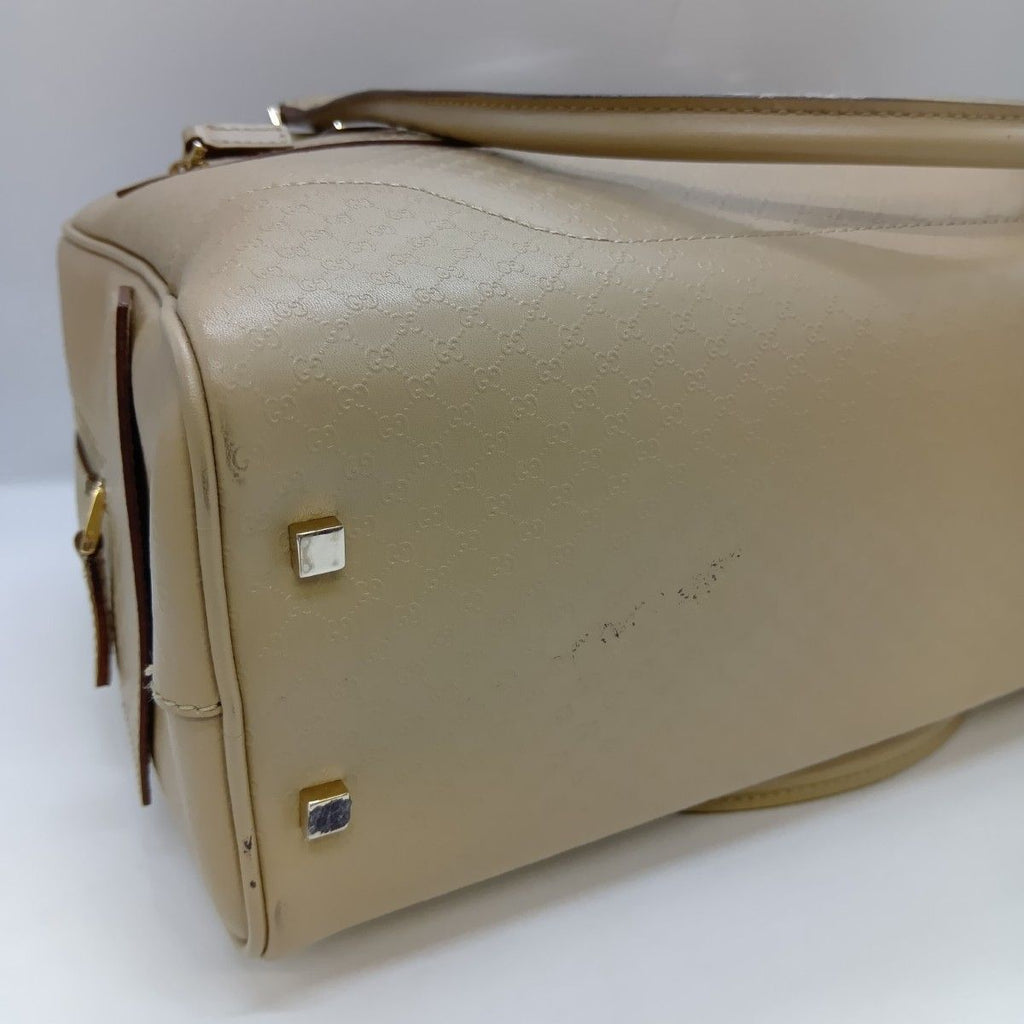 Gucci Micro GG Boston Bag 002 Beige — view 4
