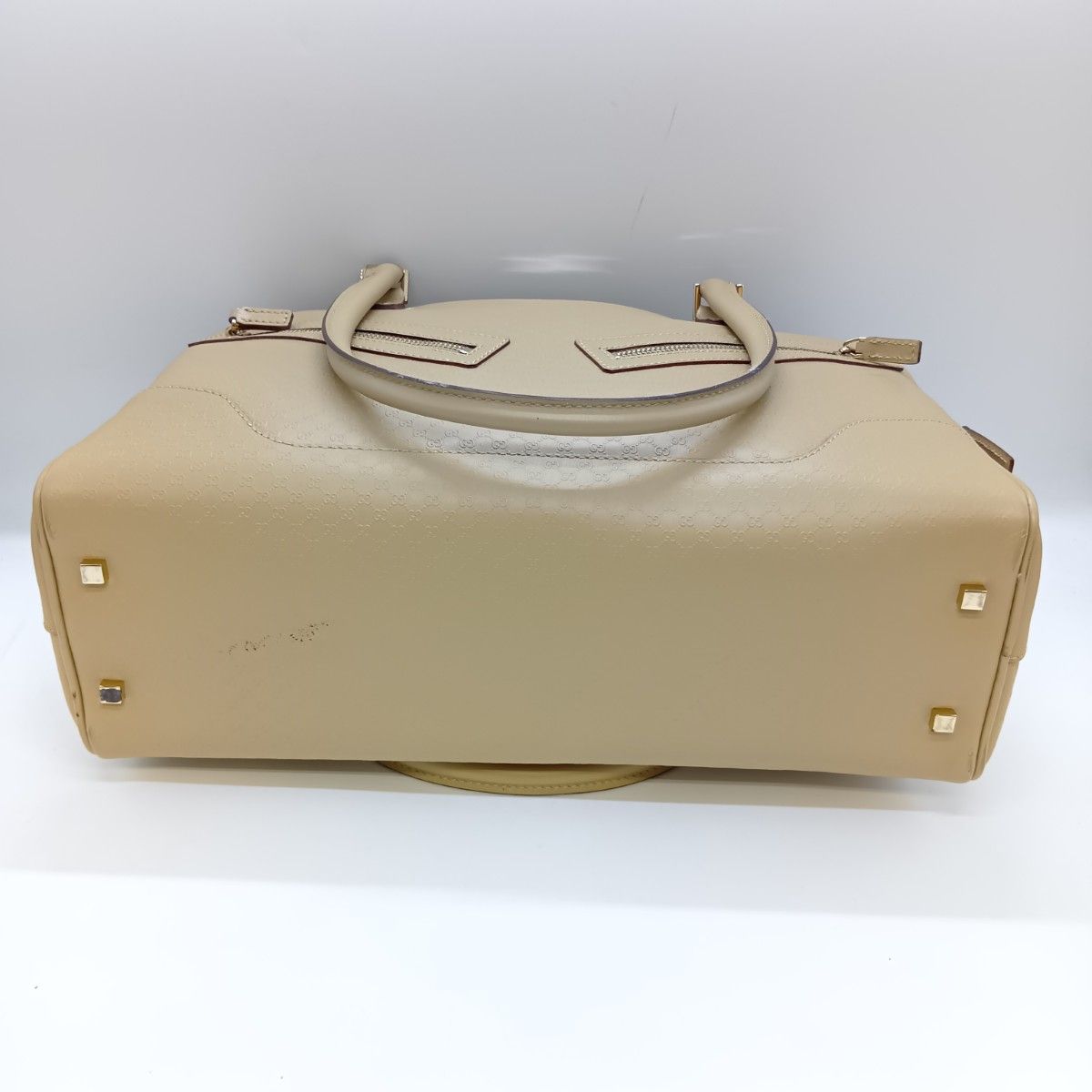 Gucci Micro GG Boston Bag 002 Beige — view 3