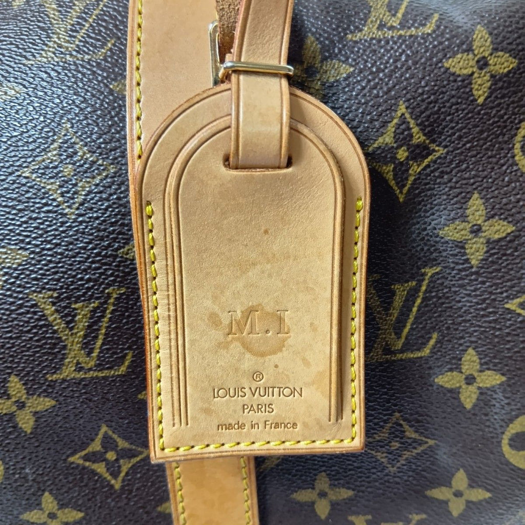 Louis Vuitton Monogram Keepall 50 Boston Bag Brown Key Missing — view 7