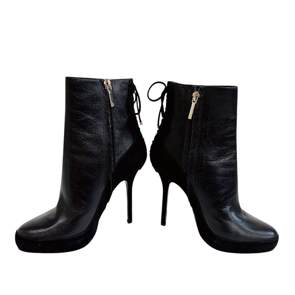 Dior M1 Leather Booties Black Boot — view 7