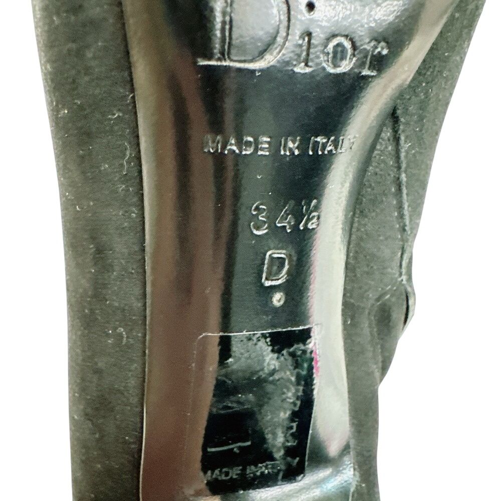Dior M1 Leather Booties Black Boot — view 5