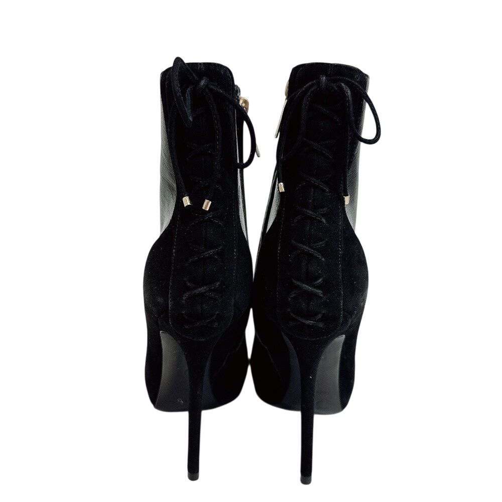 Dior M1 Leather Booties Black Boot — view 3