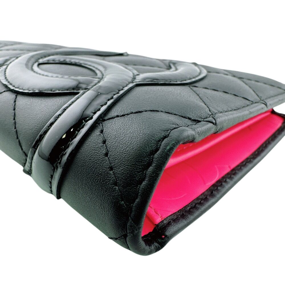 Chanel Wallet Cambon Line CC Logo Leather Black — view 6