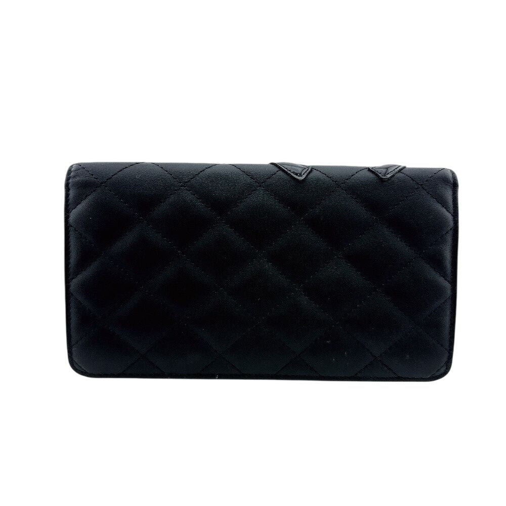 Chanel Wallet Cambon Line CC Logo Leather Black — view 2