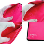 Chanel Wallet Cambon Line CC Logo Leather Black — view 8