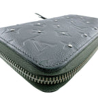 Louis Vuitton Studded Zippy Wallet Platine Monogram Empreinte Leather Black — view 3