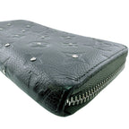 Louis Vuitton Studded Zippy Wallet Platine Monogram Empreinte Leather Black — view 4