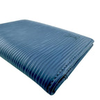 Louis Vuitton Business Card Holder Fixed Era Organizer Poche Epi Case Blue — view 6