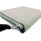 Hermes Coin Card Case Purse Leather Bifold Wallet White — view 6