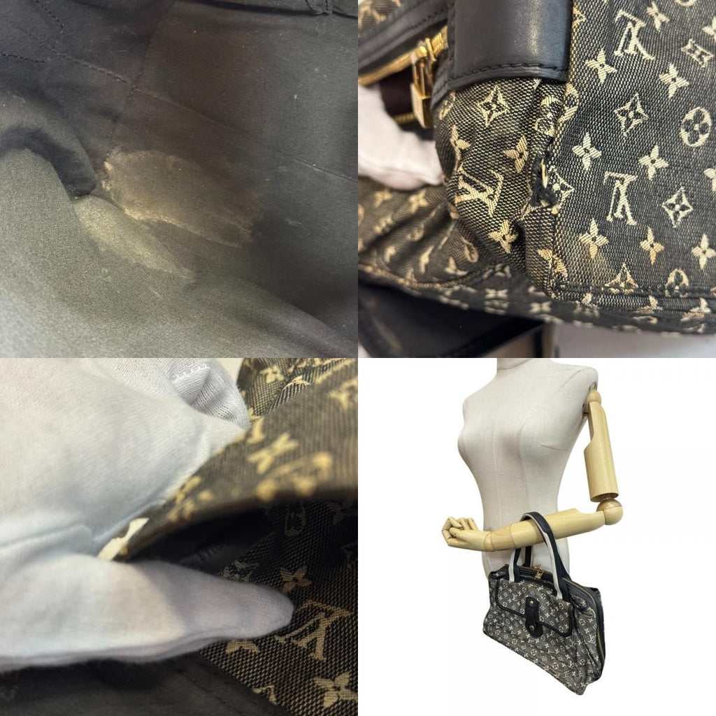 Louis Vuitton Tote Sac Marie Kate Monogram Mini Canvas Mini Boston Bag Navy — view 8