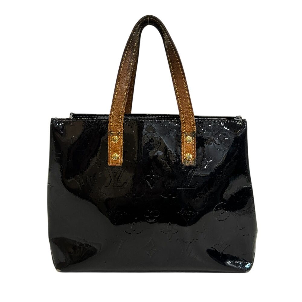 Louis Vuitton Mini Bag Tote Reed PM Monogram Vernis Enamel Amarante — view 2