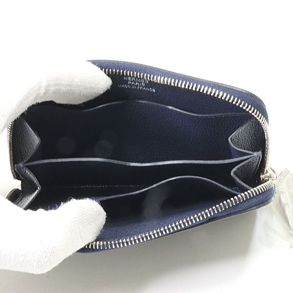 Hermes Card Case Zip Azap Cheval Color Brown Nuit Horse — view 2