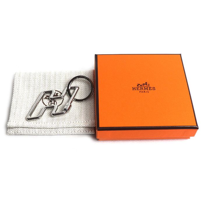 Hermes to Speed Key Ring Silver — view 6