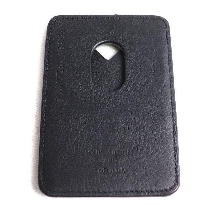 Louis Vuitton Card Holder Magnet Case Monogram Shadow Black — view 2