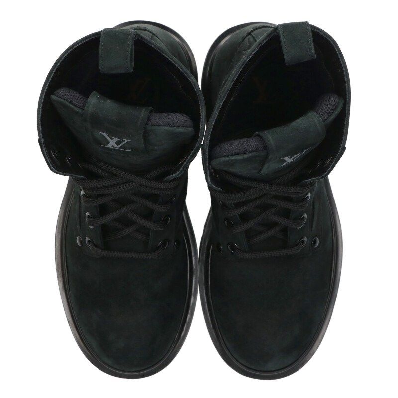 Louis Vuitton Ranger Boots Suede Monogram Ankle 5 — view 4