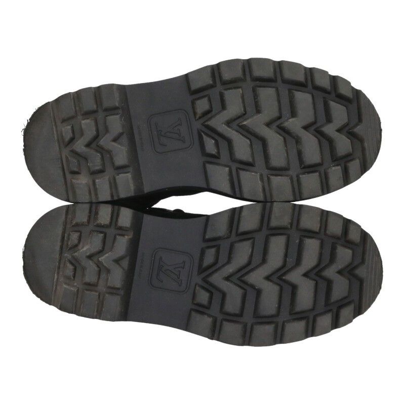 Louis Vuitton Ranger Boots Suede Monogram Ankle 5 — view 3