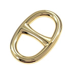 Hermes Scarf Ring Chaine D'ancre Permanent Brass Gold Color GD Necklace Style — view 2