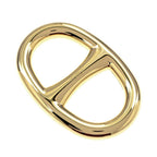 Hermes Scarf Ring Chaine D'ancre Permanent Brass Gold Color GD Necklace Style — view 5